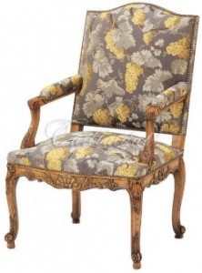 The Pessac armchair is in the Regency style. Other styles include the Marie Antoinette and Empire.